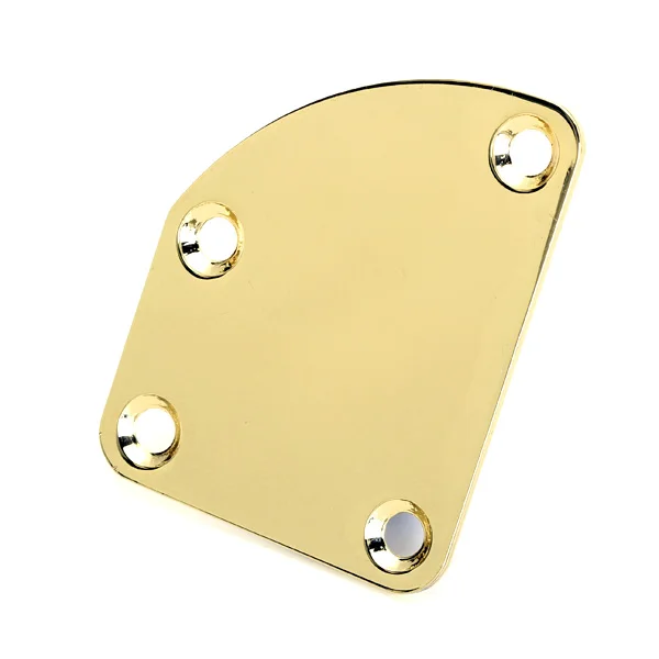 GOLD NECK Joint Mounting BACK PLATE ASYMMETRIC With SCREWS for Electric Guitar