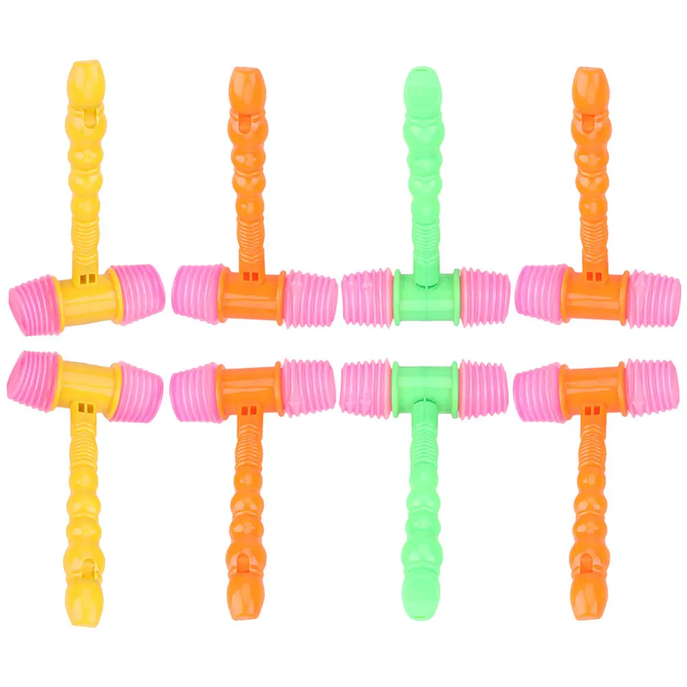 8pcs-hammer-reusable-plastic-squeaky-beating-playing-party-interactive-cheering-mallet-kids-plaything