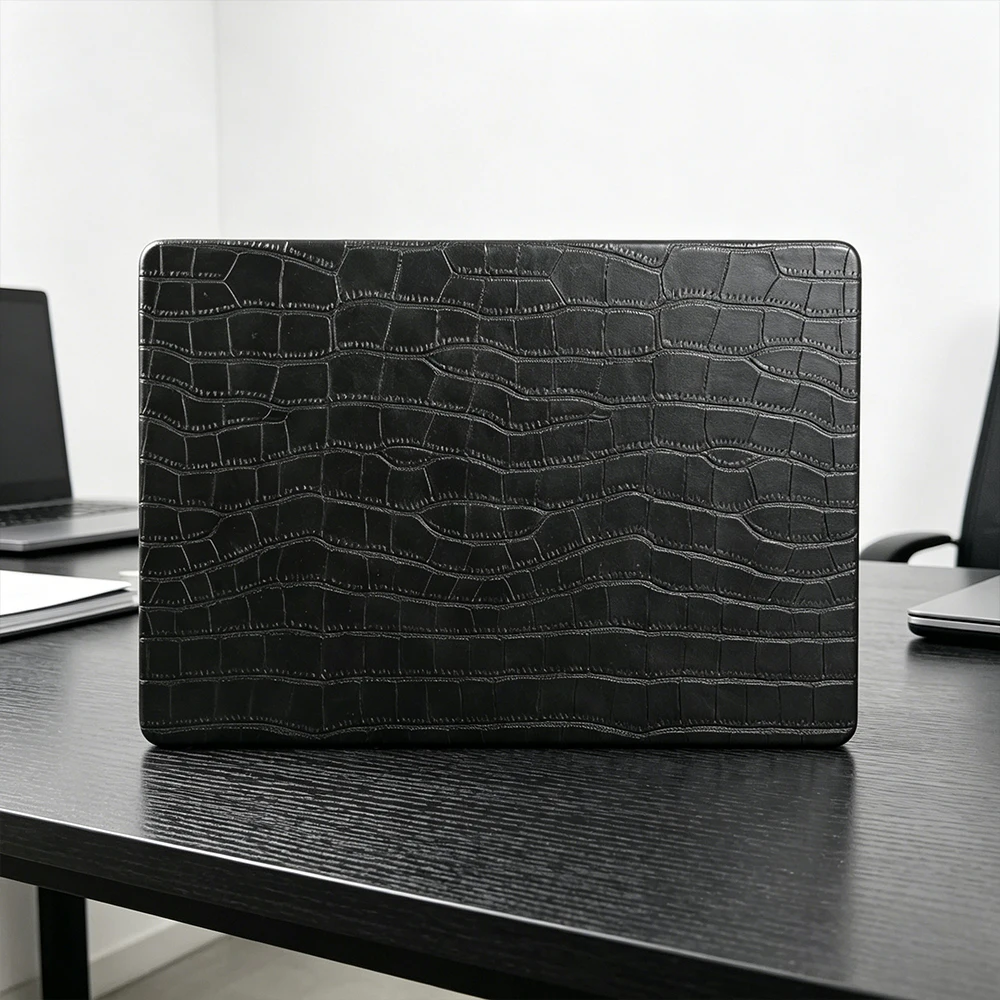 Crocodile Leather Case Laptop Bag For Macbook Air 15 A3241 Neo A18 A3404 Pro 16 A3403 A3186 Pro 14 A3434 A3185 Air 13 A3240 Case