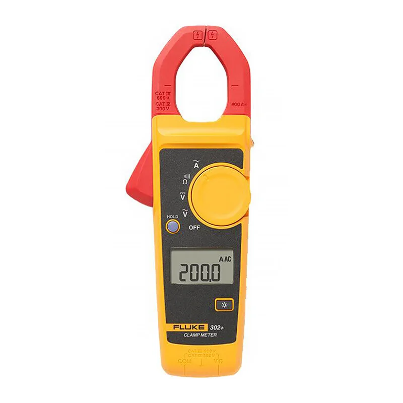 Fluke 302+ 303 305 Clamp Meter AC Digital Multimeter Ammeter Multifunction Meter Volt Ω Frequency Digital Voltage Tester