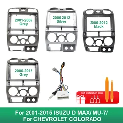 For 2001-2005 ISUZU D MAX/ MU-7/ CHEVROLET COLORADO Car Radio Fascia 9 inch Stereo Panel Dashboard Kit Frame