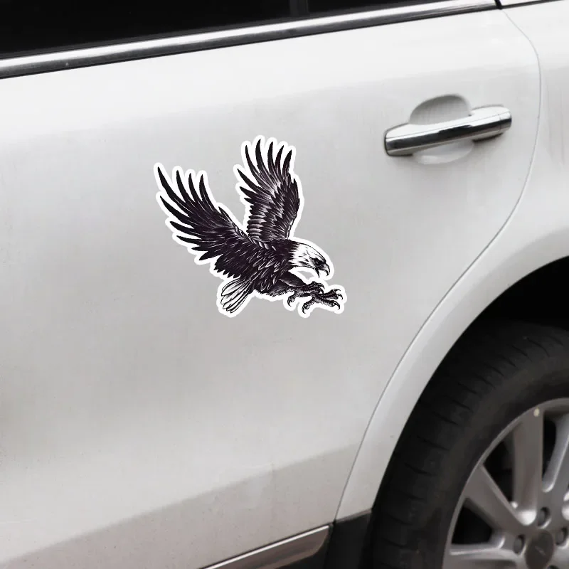 Car Sticker Eagle Personalized Creative Sticker Car Decoration Waterproof Sunscreen Cover Scratch PVC 16*13cm