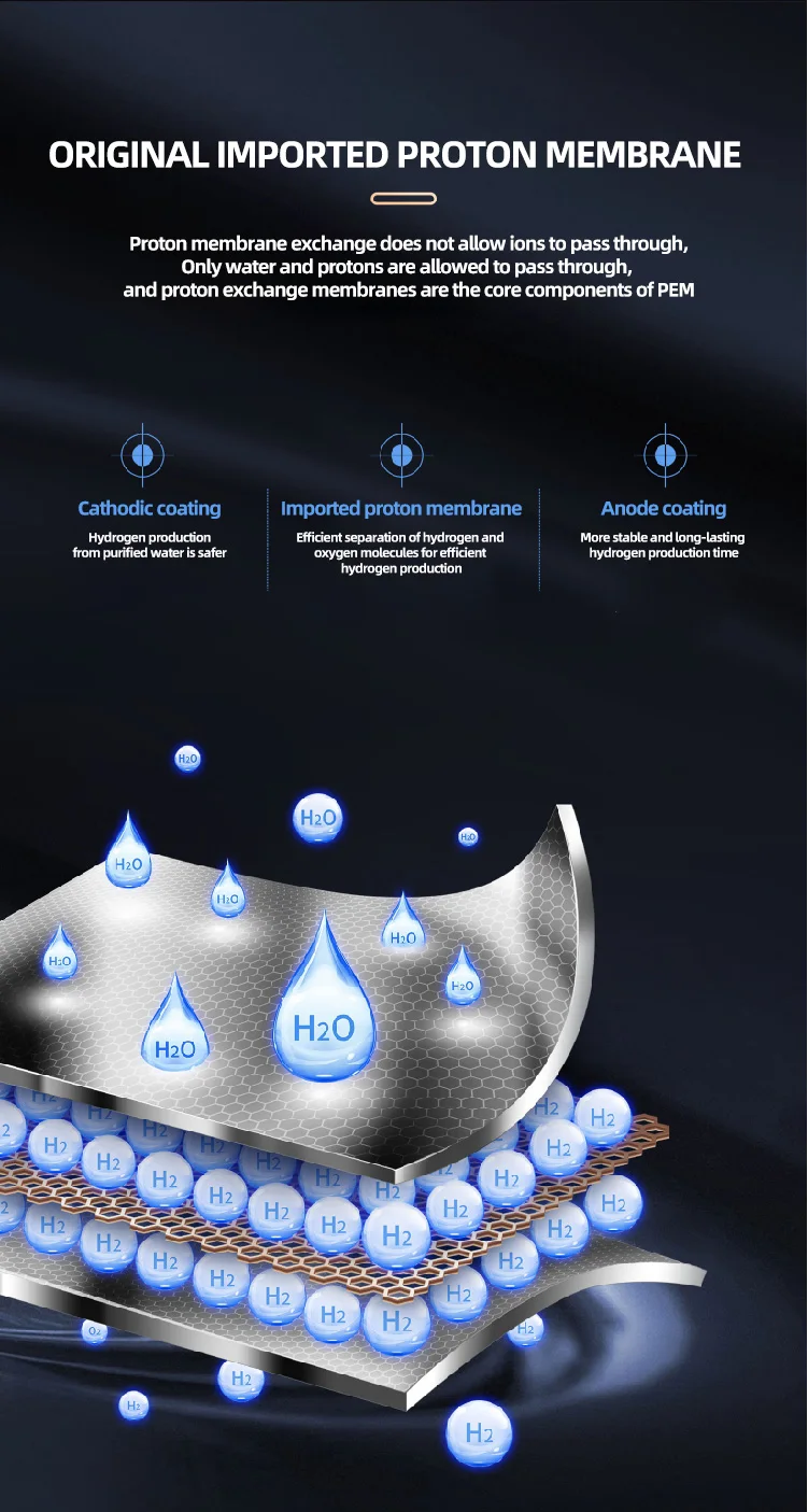 Nova máquina integrada rica em hidrogênio, absorção potável, máquina integrada, purificador de água ro, dispensador de água