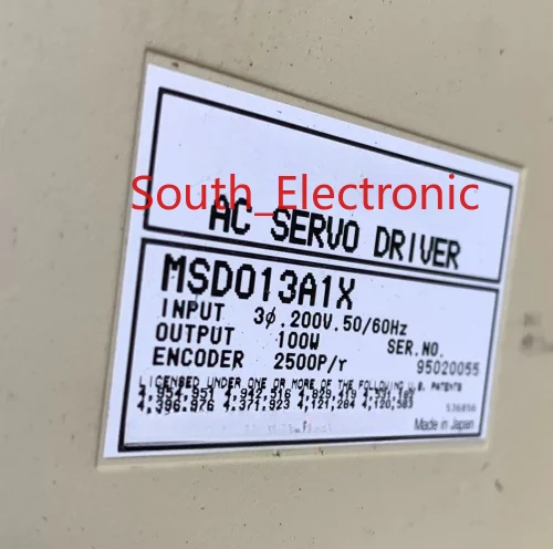 MSD013A1X  Servo Driver  ,  In good working condition, free shipping  a