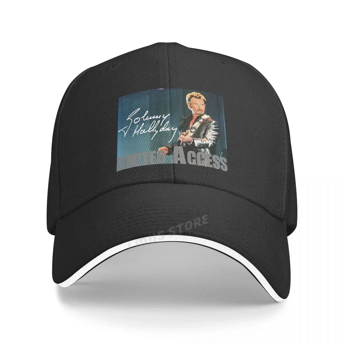 Johnny Hallyday Limited Access Baseball Cap Hat Women Czapka Bonnet Sun Solid Color Boys Casquette Outdoor Spring