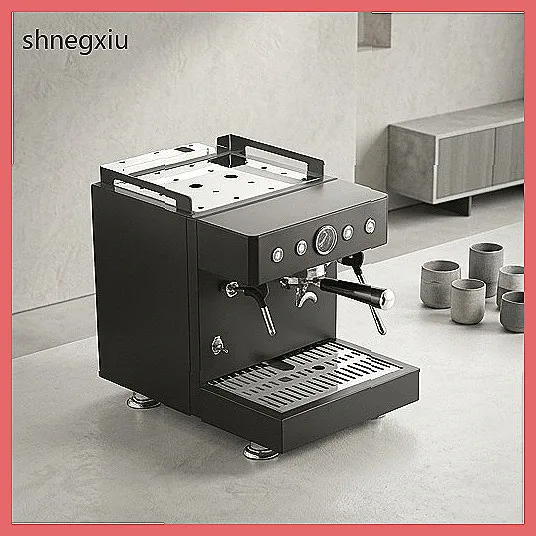 Commercial Single Head Espresso Machine, Dual Boiler & Hot Water System, Semi-Automatic, Compact Stainless Steel for Business