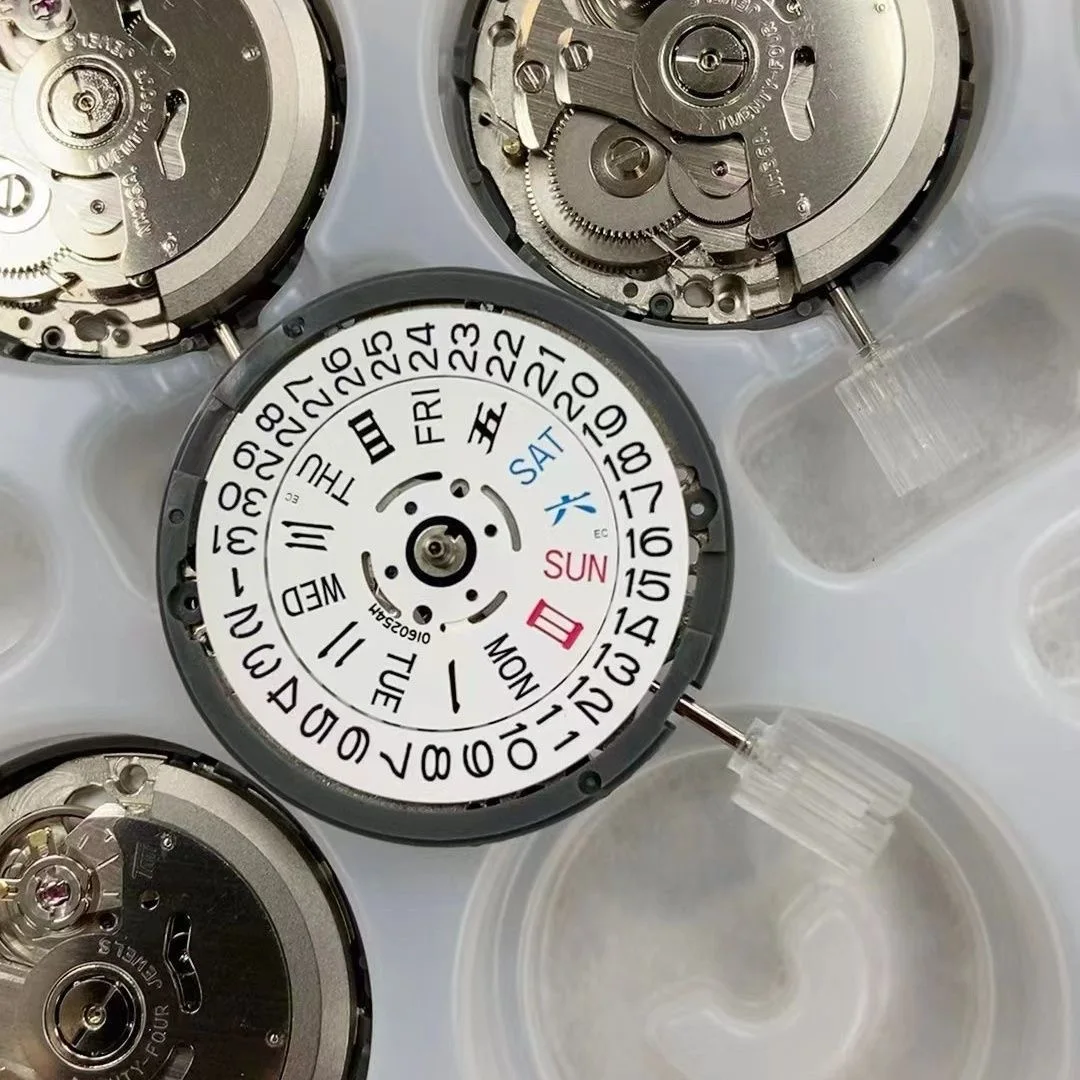 Japan NH36 Movement TMI  Nh36a Three-dot Double Calendar Automatic Mechanical For Skx007 MOD Dial Repair Watch Maker