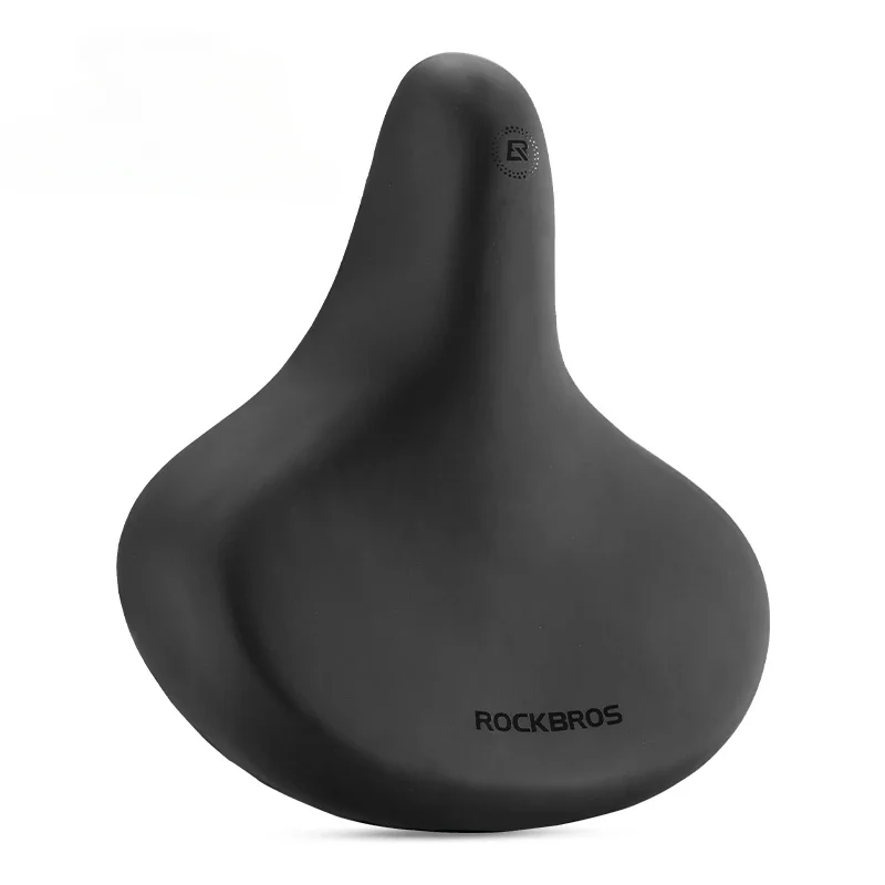 Bike Seat PU Surface Soft Memory Sponge Shockproof Bike Saddle for Reflective Comfortable Bicycle Saddle Seat widened