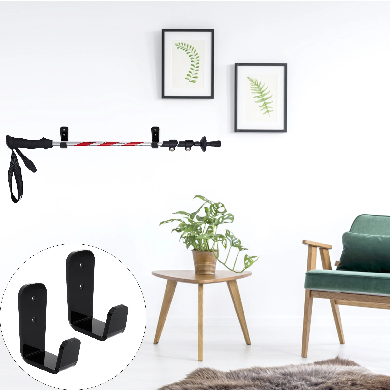 

Putter Rack Hockey Stick Wall Stands Rod Holder Acrylic Ski Poles Racks