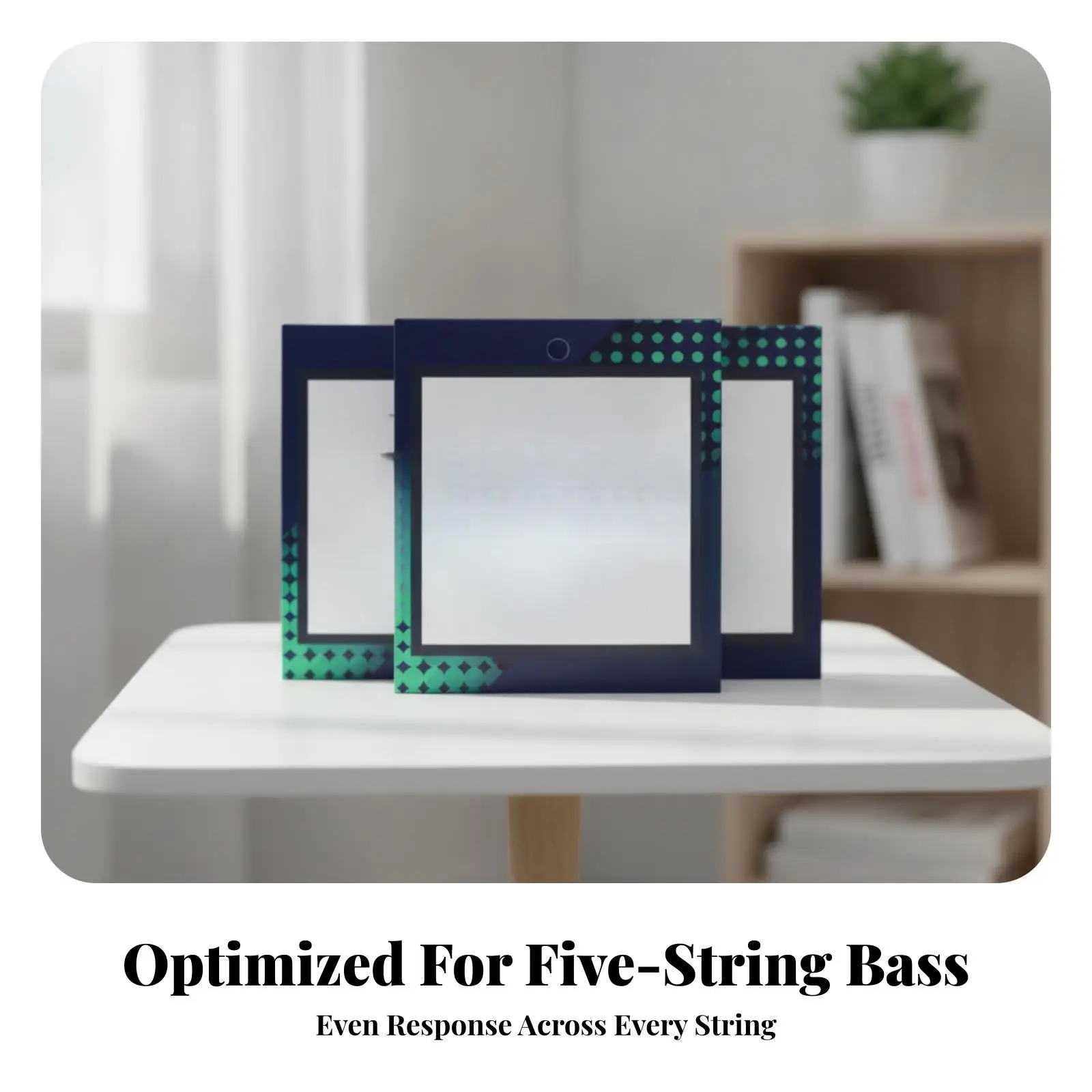 3 Pieces Five-String Bass Guitar Strings | Nickel Steel Winding, Hexagonal High-Carbon Alloy Core, five-string Bass String Set,