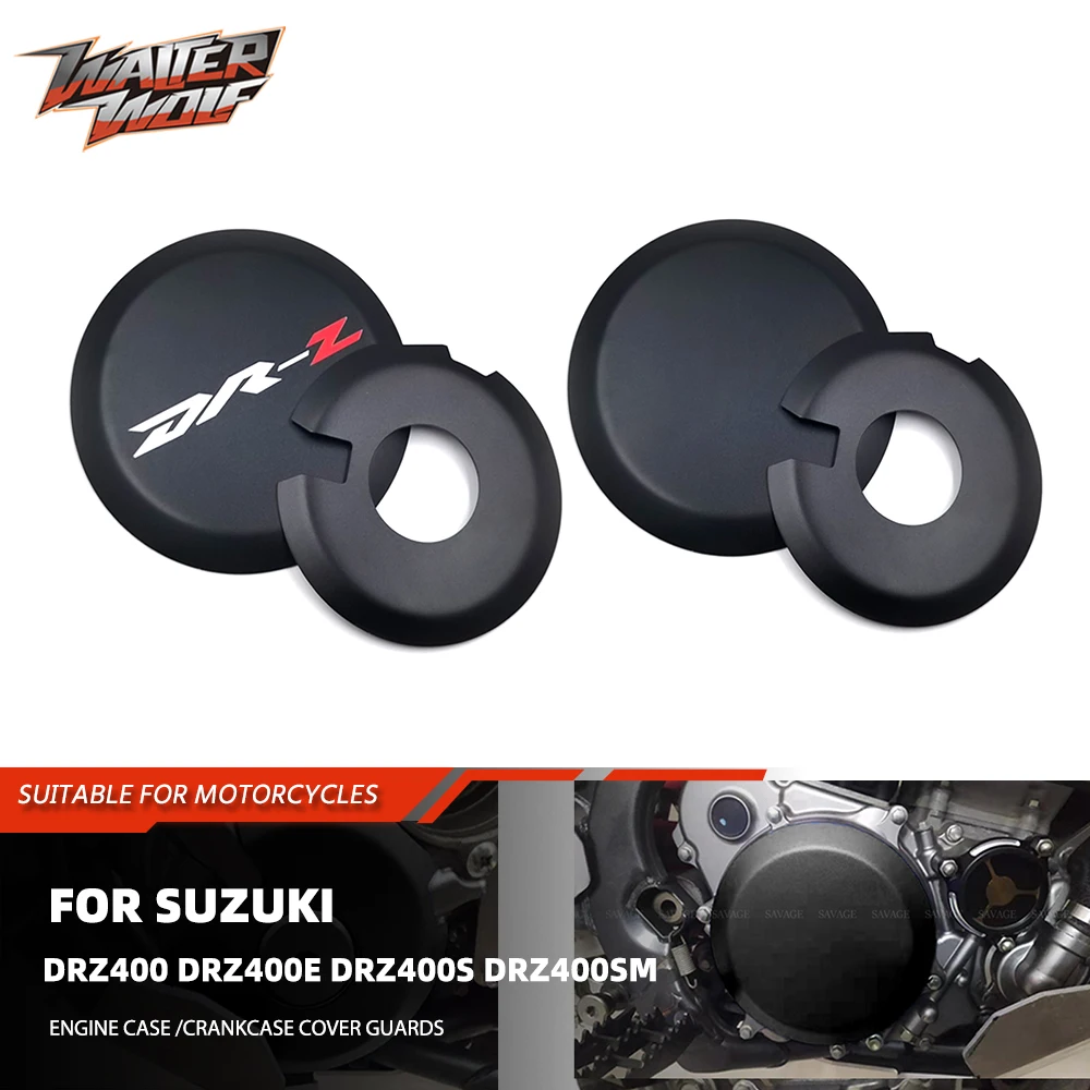 

Motorycle Left Side Clutch Engine Case Crankcase Cover Guards Protector For SUZUKI DRZ400 DRZ400E DRZ400S DRZ400SM DRZ 400E/S/SM