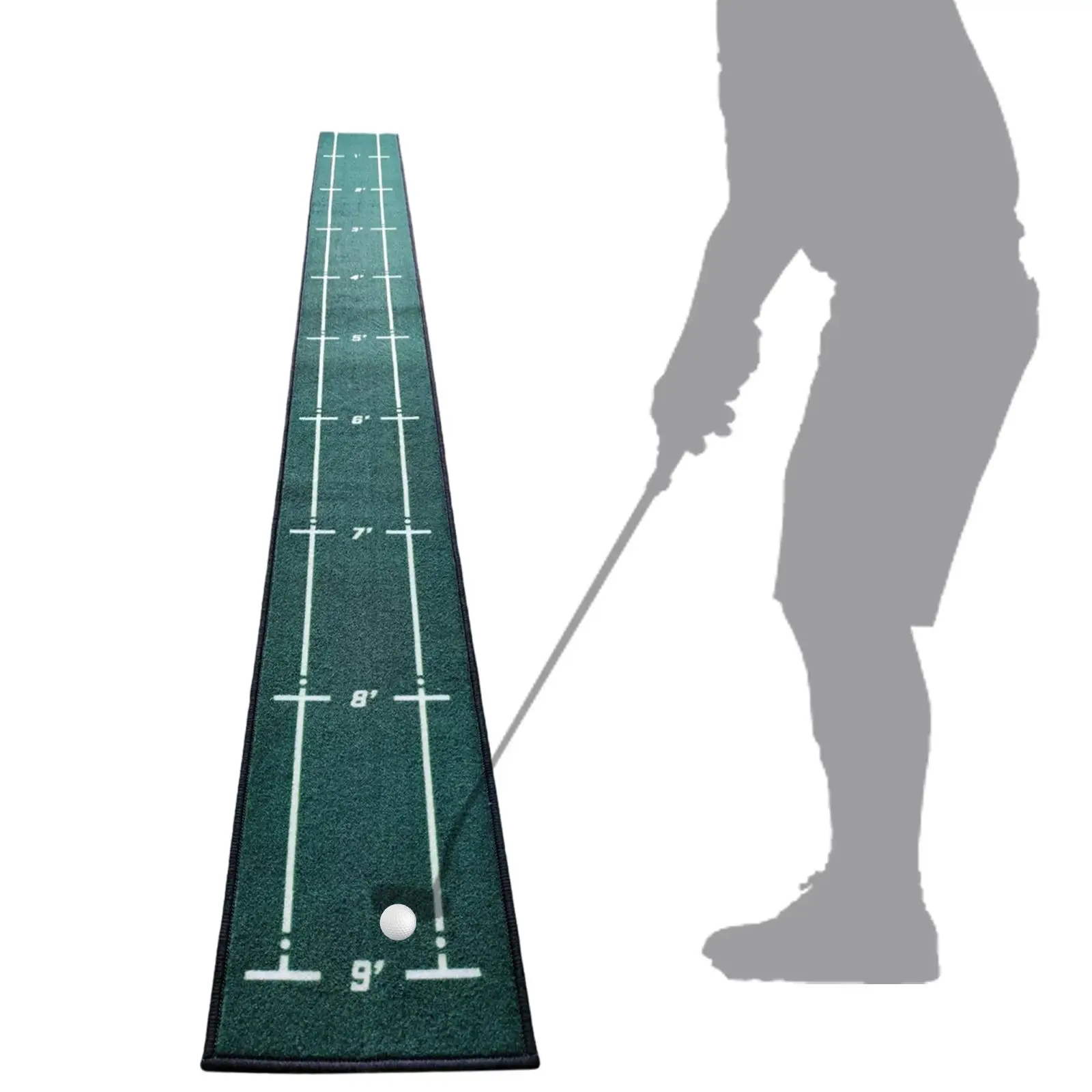 Golf Putting Mat, Golf Putter Trainer Golf Hitting Mat Improve Golf Skills Golf Mats for Indoor Outdoor Sports Garden