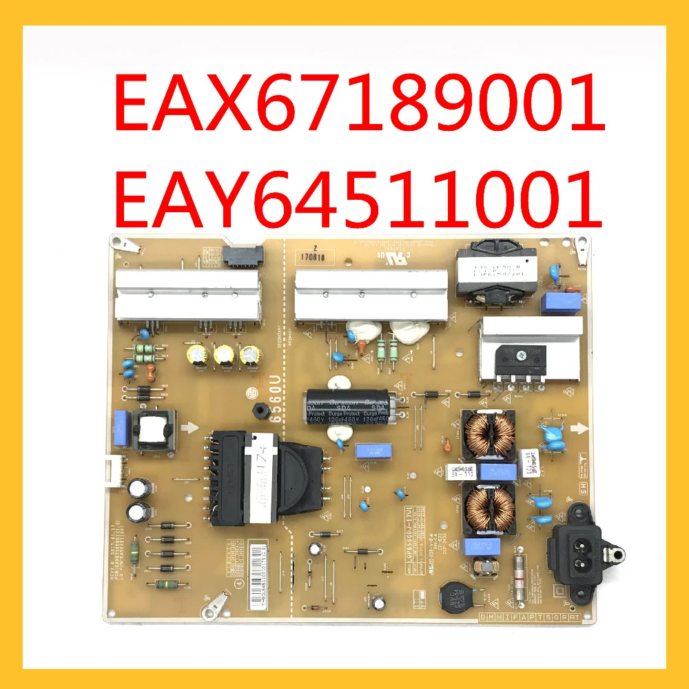 EAX67189001 EAY64511001 LGP6560DJ-17U1 Original Power Card Power Supply Board for LG65UJ6300-CA TV Power Supply Board