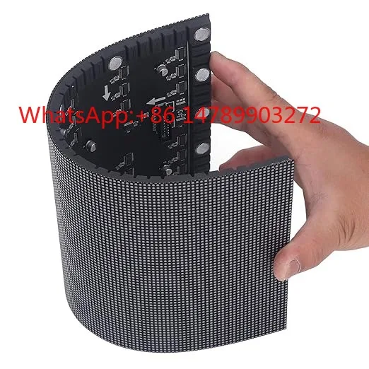P2.5 Flexible LED Display Module HDR10 3840Hz Curved Indoor Full Color Advertising LED Screen