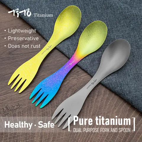 Spork and Spoon TITO TITANIUM
