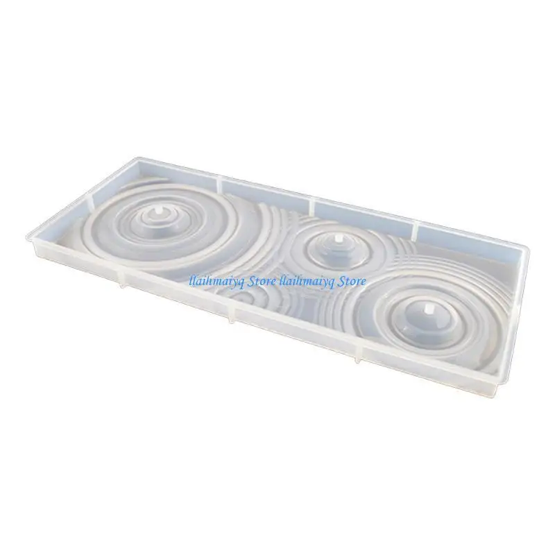 573B Fish for Tank Tray Mold with Vase Cup Mat Mold Flower Pot Base Mold Diy Casting