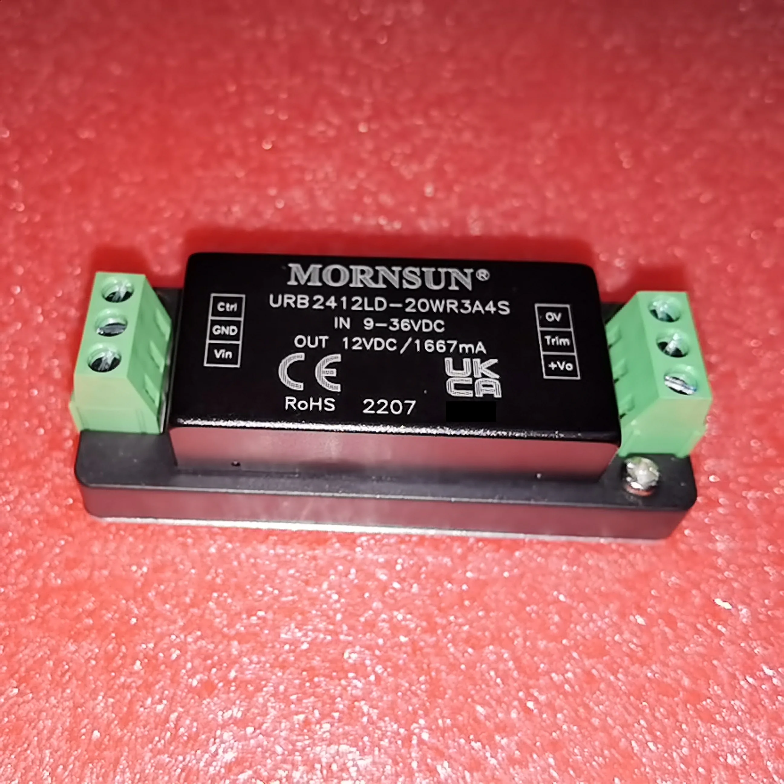 

URB2412LD-20WR3A4S DC-DC Power Module 9-36V To 12V1.667A Wiring Type