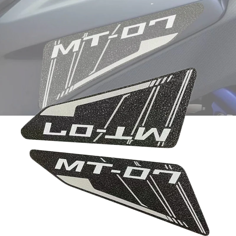 Motorcycle Anti Slip Tank Pad 3M Side Gas Knee Grip Traction Pads Protector Sticker For YAMAHA MT07 MT-07 2014 2015 2016 2017