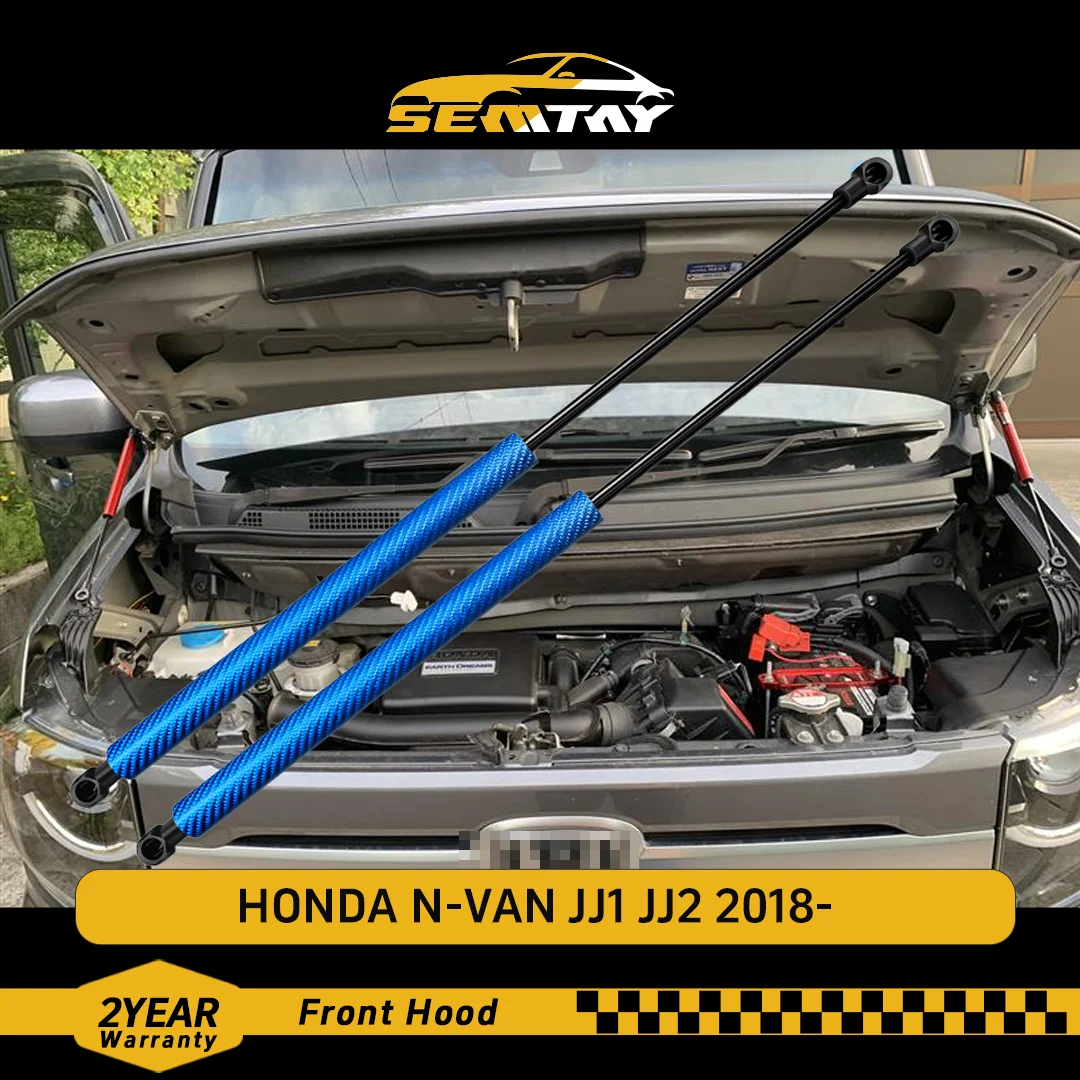 

SEMTAY Hood Struts for HONDA N-VAN JJ1 JJ2 2018- Bonnet Lift Support Spring Shocks Damper