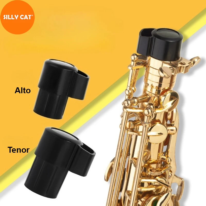 ABS Plastic Eb Alto Saxophone Bb Tenor Sax End Protect Plug Curved Neck Stopper Accessories