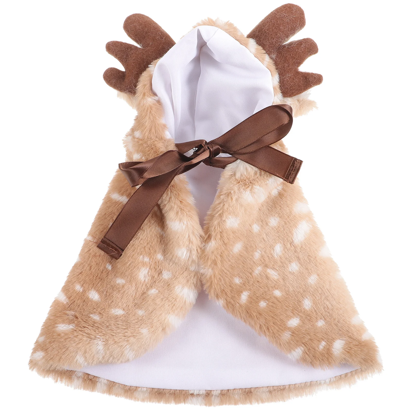 

Adorable Pet Cloak for Cats Dogs Soft Comfortable Winter Jacket Outdoor Indoor Activities Festival Party Costume Reusable