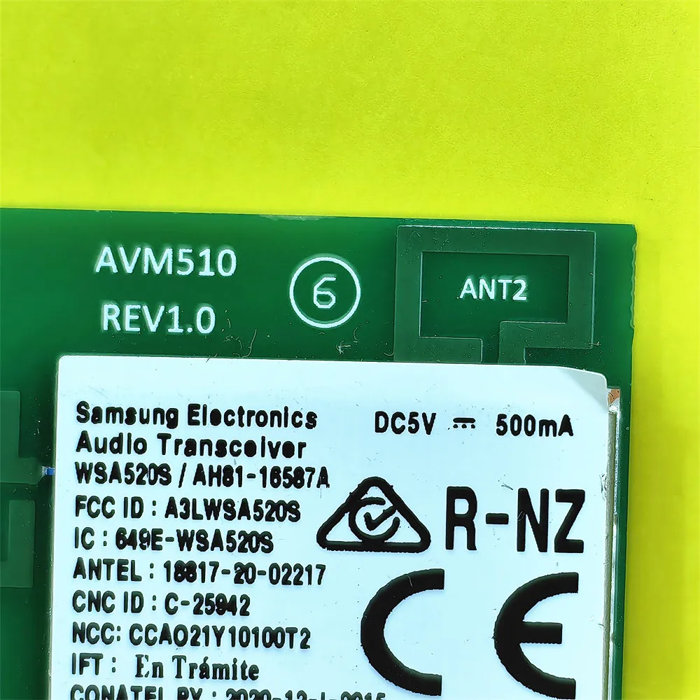 AH81-16587A wsa520s audio transceiver avm510 rev 1,0 649e-wsa520s wsavm511a00 5v 500ma für sound bar bluetooth lautsprecher modul