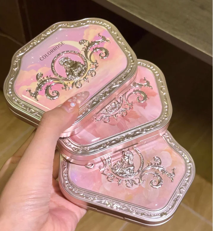 พาเลทอายแชโดว์คัลเลอร์โรส 7 สีเนื้อแมท ซาติน ชิมเมอร์ แต่งหน้าสีสันสดใส เครื่องสำอาง