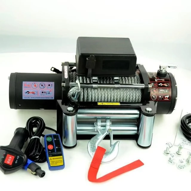 

12000lb(5443kg) Capacity 12V DC Heavy- Electric Winch