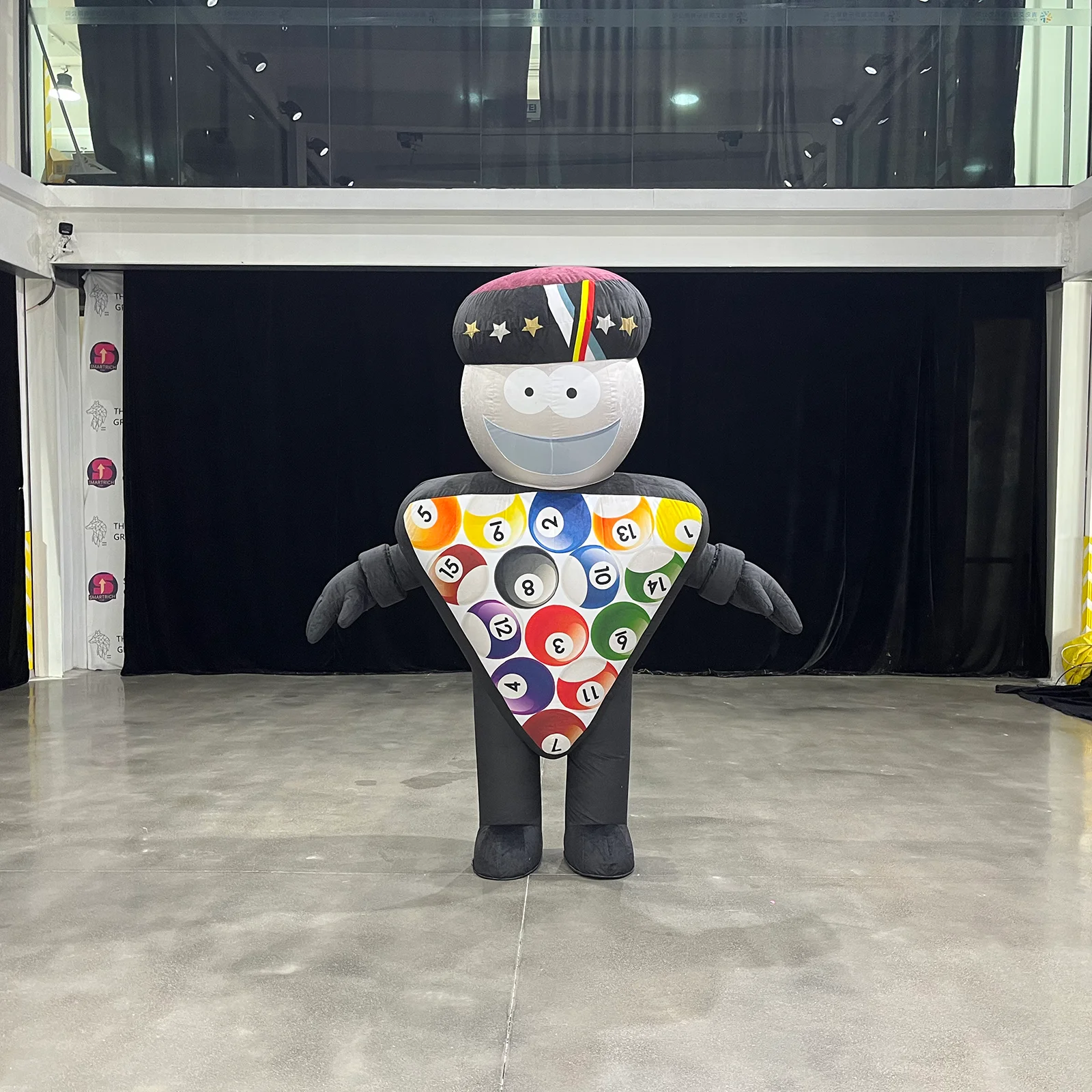 Custom Inflatable Pools Adult Mascot Costume Oxford Inflatable Costume Mascot Costume Cartoon Character for Cue Sports Promotion