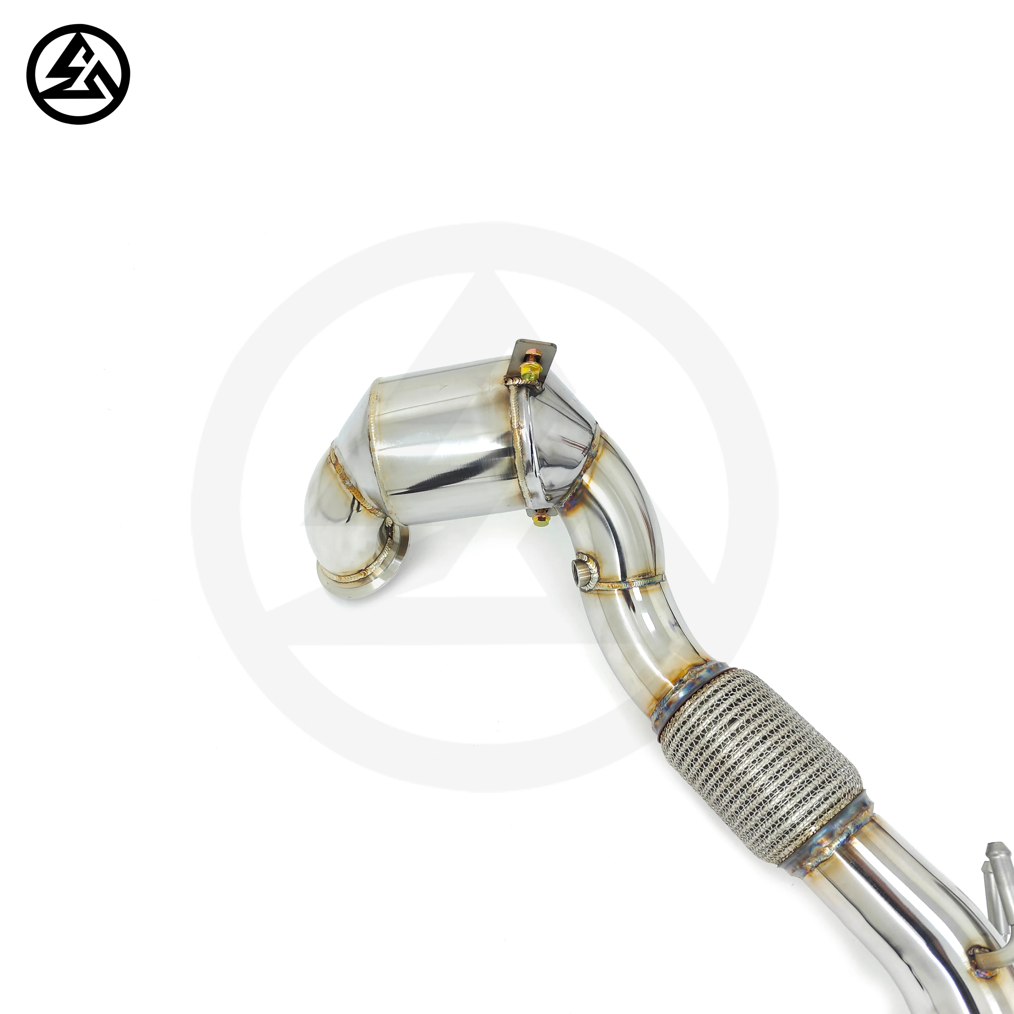 Downpipe ad alte prestazioni per VW GOLF8 GTI MK8 2.0T 2020-2023 Tuning Sistema di scarico ad alto flusso