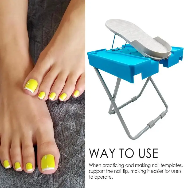 Foot Rest Pedicure Stand Adjustable Pedicure Chair Rest Stand Pedicure Helper With LED Mirror And Drying Fan Home Pedicures Tool