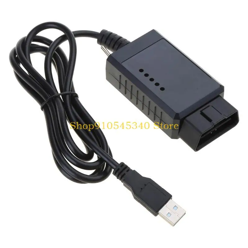 U2JA CAR Auto OBD2 أداة تشخيصية ELM 327 USB قارئ رمز CAN/MS يمكن التبديل مع التبديل لإخفاء CH340T السيارة