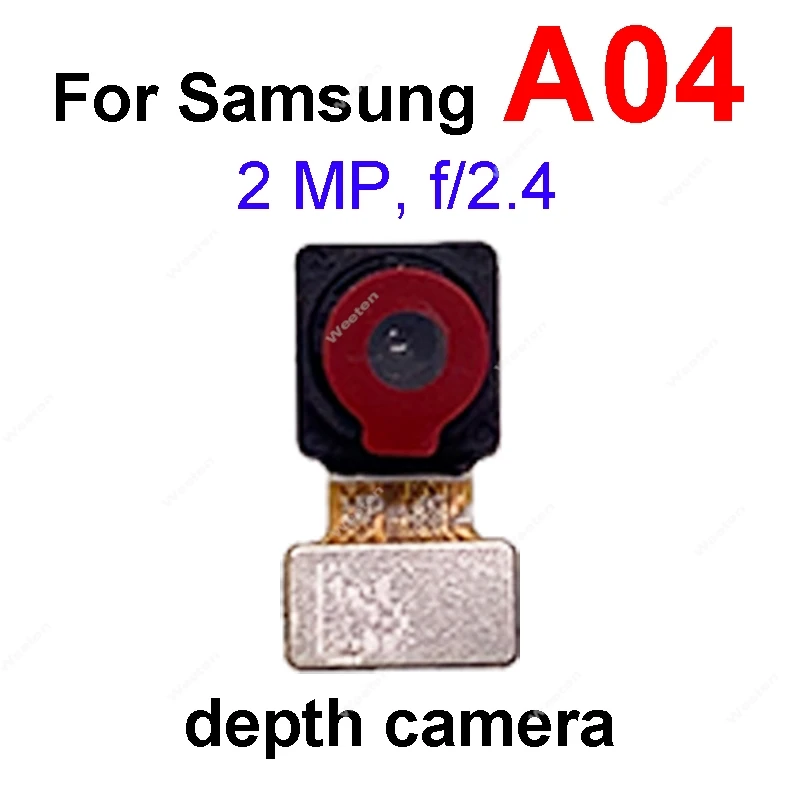 وحدة الكاميرا الخلفية الرئيسية مع كابل مرن لهاتف سامسونج جالاكسي A04 A04E A04S SM-A042F A045F A047F أجزاء الكاميرا الخلفية للكاميرا الأمامية #3