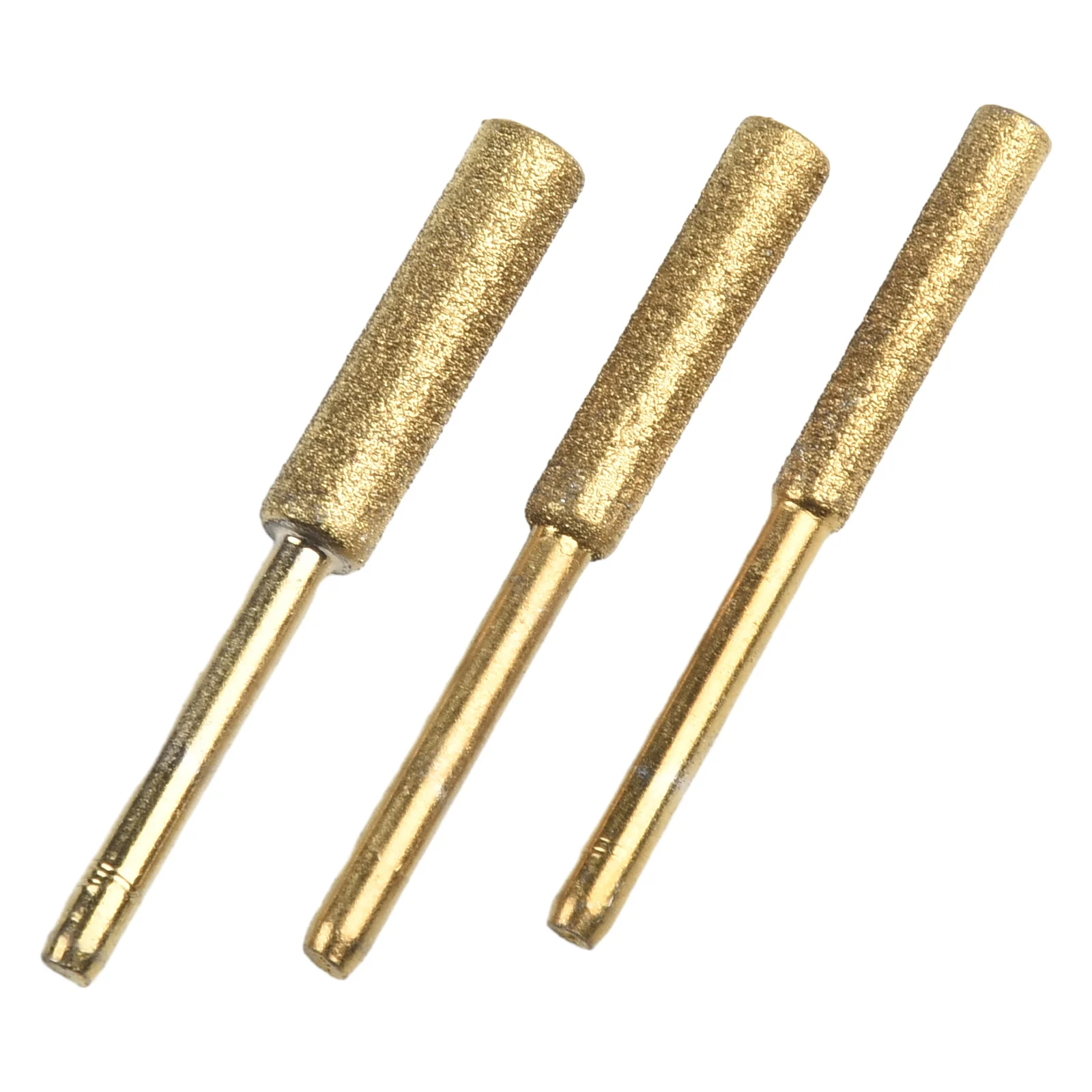 6PCS Diamond Coated Cylindrical Burr File Chainsaw Sharpener Stone Grinder Sharpening Carving Grinding Tools Accessories