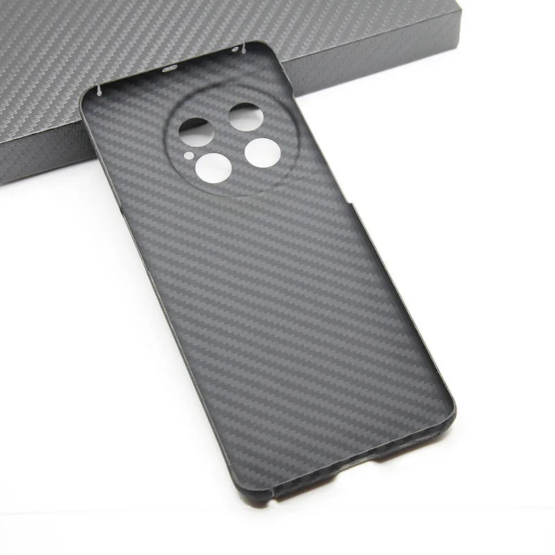 ZXKE Carbon Fiber Phone Case For OnePlus11 1+11 Cover Thin And High-strength Aramid Fiber Protective Shell