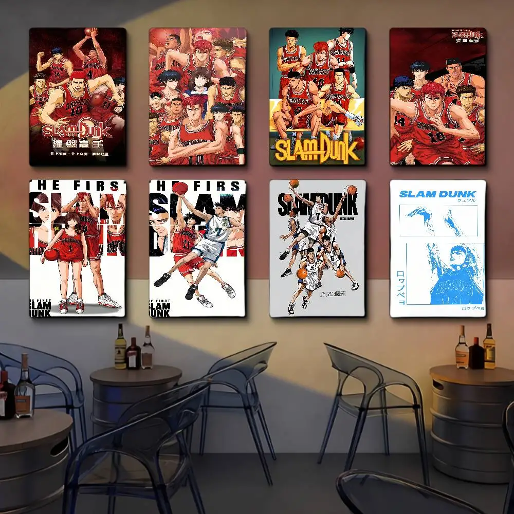 Slam Dunk Anime Self-adhesive Art Poster HD Quality Wall Art