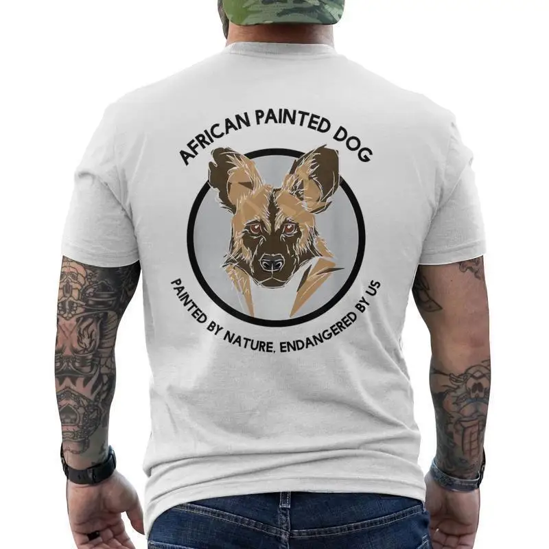 

African Painted Dog Shirt Save Wildlife Tee Animal Lover Gift Nature Endangered Species Awareness T-Shirt