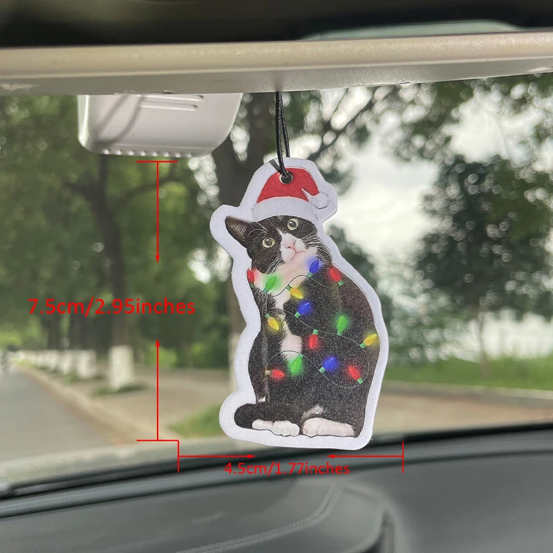 القط عيد الميلاد إكليل زخرفة شجرة عيد الميلاد الديكور فراشة الفاكهة جرس الصنوبر المخروط السنجاب شجرة الصنوبر سانتا كلوز الرنة مزلقة هدية إعطاء فريزيا والإنجليزية الكمثرى رائحة (المعطر الهوائي سيارة ، مرآة الرؤية الخلفية المرحاضية ، ديكور غرفة المعيشة ، ديكور غرفة المعيشة ، غرفة المعيشة ، غرفة المعيشة الداخلية لغرفة المعيشة ، غرفة المعيشة #2