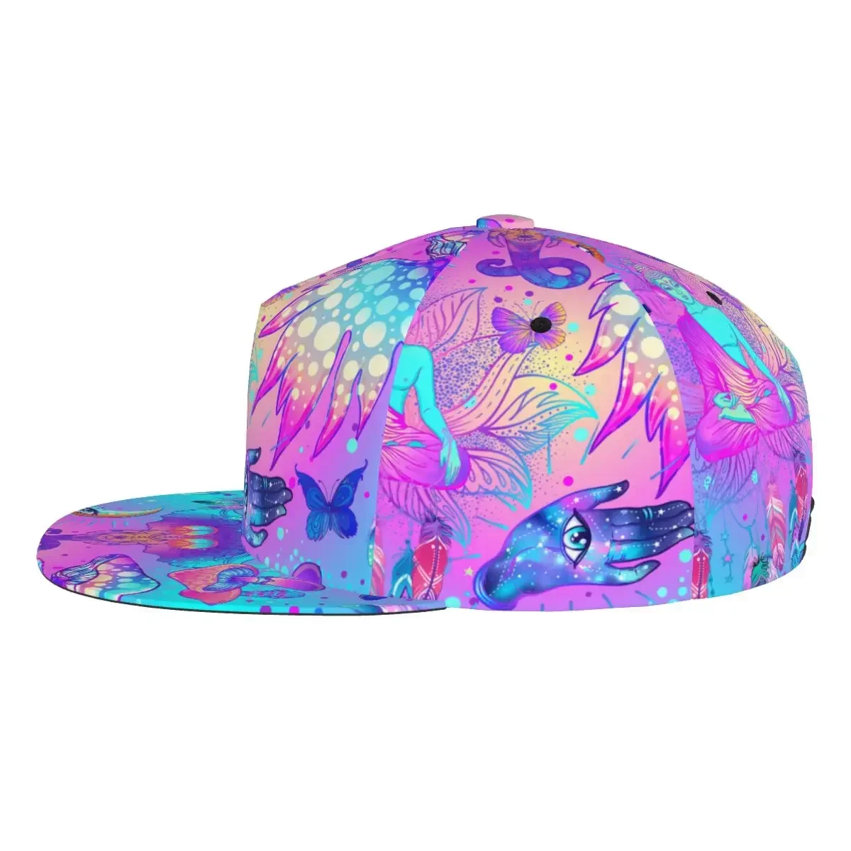 Gorra de béisbol con estampado 3D De Seta psicodélica para hombre y mujer, sombrero de sol informal, elegante, étnico, moda de escenario, Hip Hop