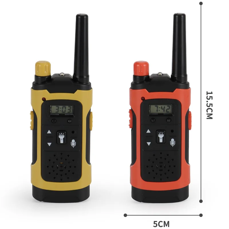 Smart Wireless Walkie-talkie Toy Anti-jamming giocattoli per chiamate Remote per interni ed esterni ad alta definizione 2 confezioni