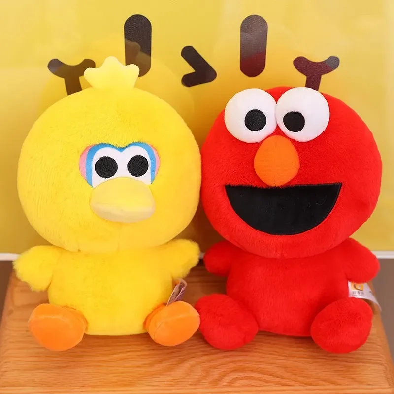 25 cm-40 cm clásico Elmo galleta monstruo pájaro grande muñecos de peluche animales de peluche suaves juguetes educativos para niños