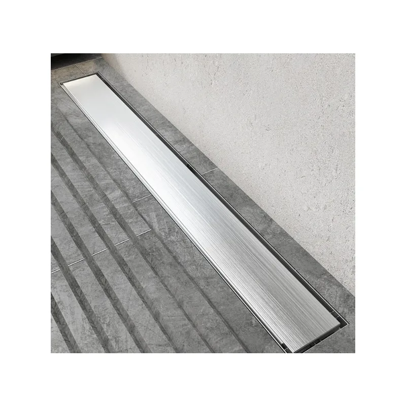 

304 stainless steel invisible floor drain long bathroom deodorizer