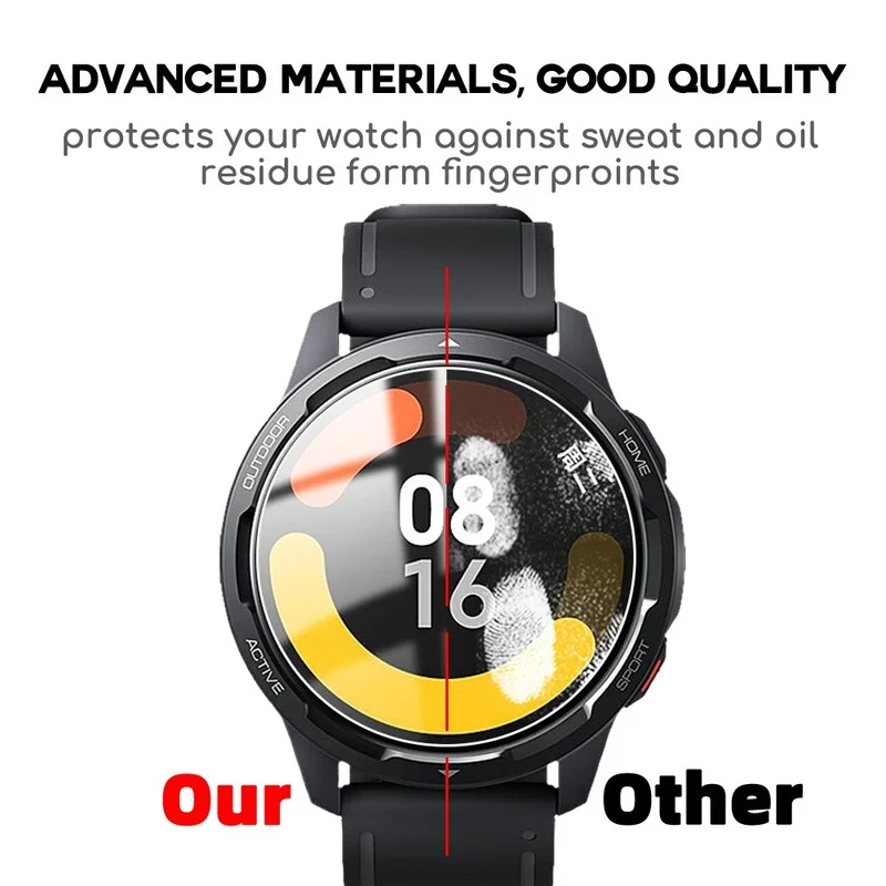 Tempered Glass Protective Film for Xiaomi S1 Active S1 SmartWatch Screen Protector Anti-scratch Film for Xiaomi Watch S1