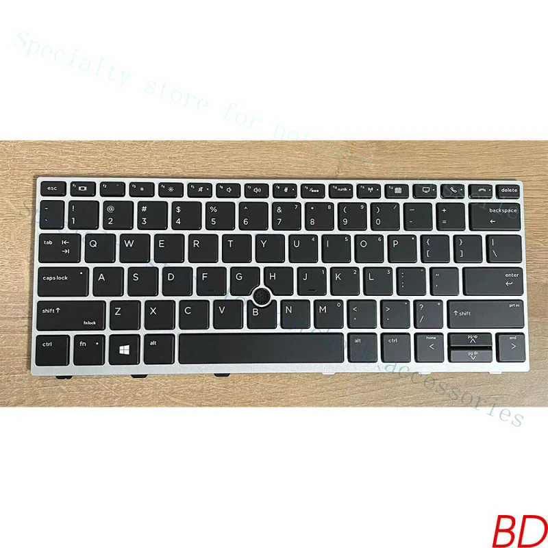 

Клавиатура для ноутбука A+ с подсветкой, маленькая клавиша Enter для HP EliteBook 830 G5 G6