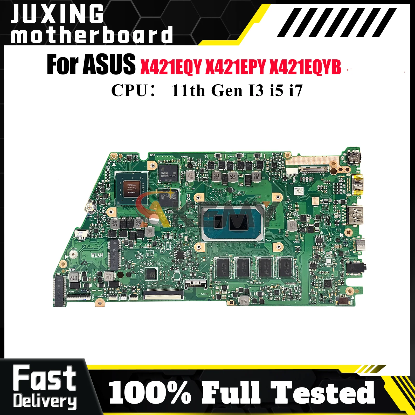 

X421EQ Материнская плата для ноутбука ASUS X421EQYB K433E R421E V433E X421EPY X421E I421E X421EQY ADOL14EA Материнская плата 11-го поколения I3 i5 i7 U