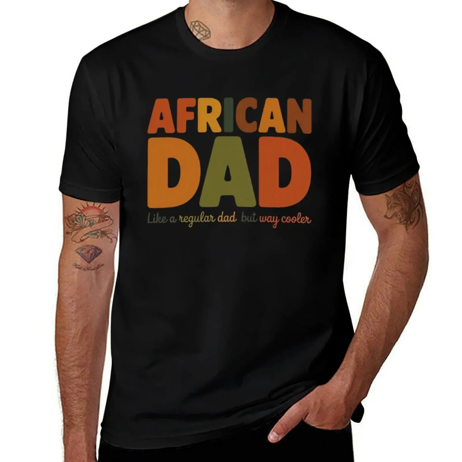 

African Dad Father Papa Africa Father's Day T-Shirt sublime Funny t-shirt Louboutins affliction shirts mens workout shirts