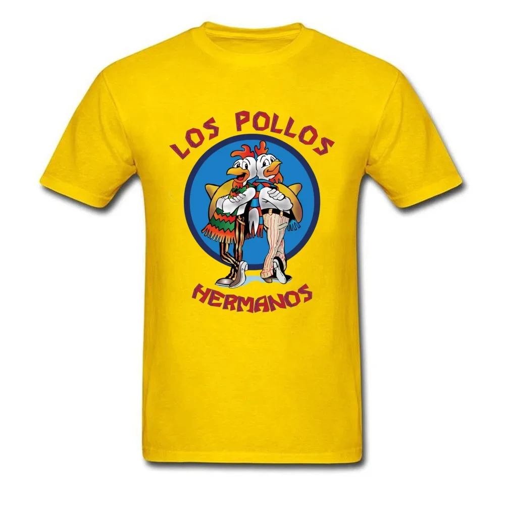 Breaking Bad Los Pollos Hermanos T-shirts TV Print Street Casual O Neck Short Sleeve Extra Large Loose Breathable Fashion Blouse