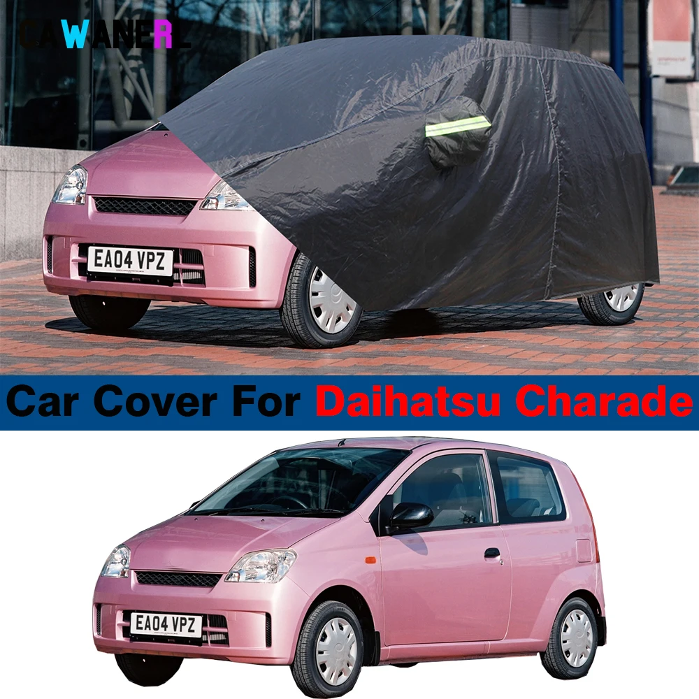 Waterproof Car Cover Sun Rain Snow Wind Dust Prevent Cover All Season Suitable For Daihatsu Charade Sedan Hatchback 1977-2012