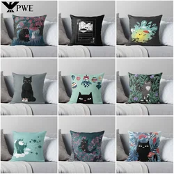 Decorative Home pillow case Cushion covers nordic 45*45 40*40 40x40cm 50x50cm Modern Living Room sofa House 50*50  cute cat
