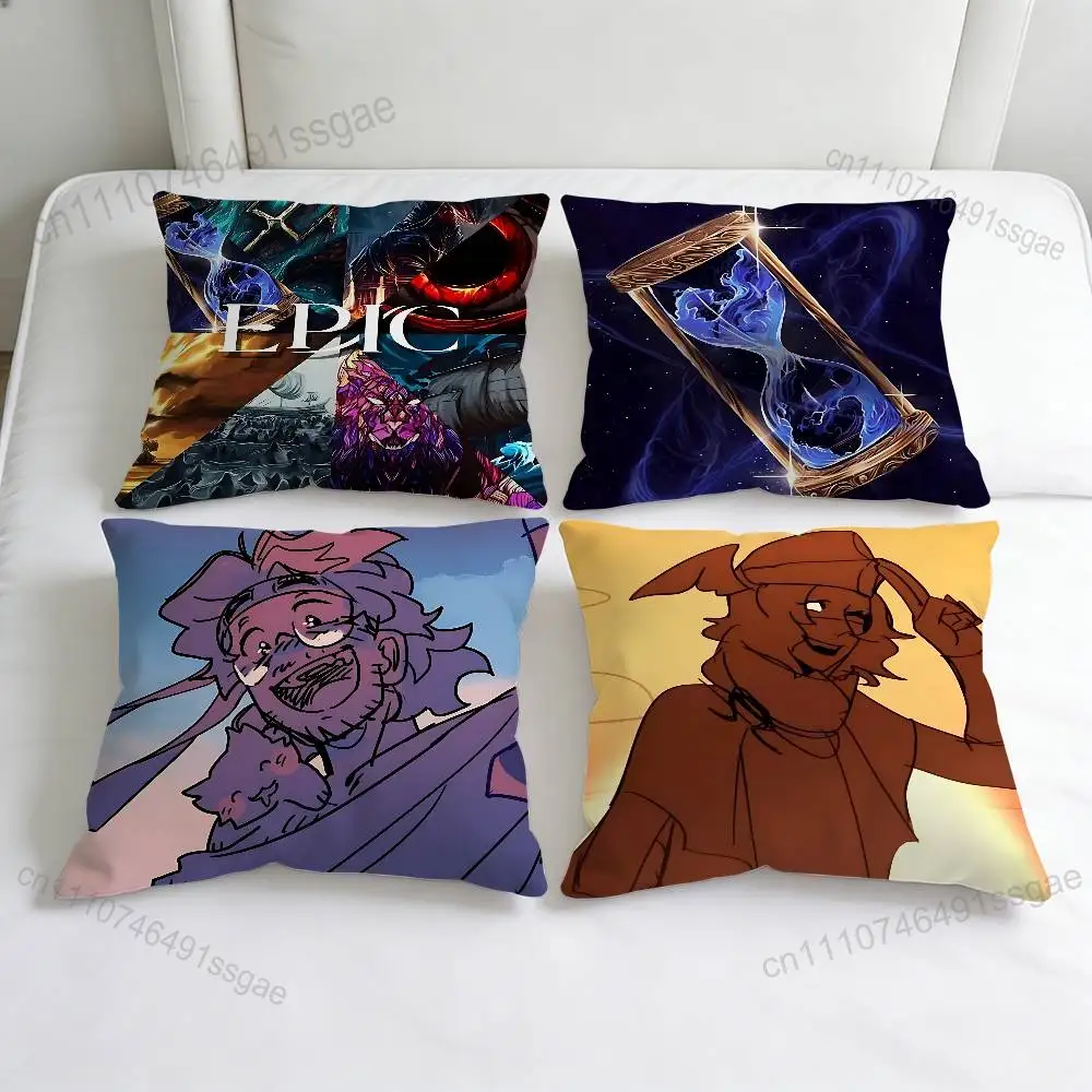 

E-Epic The Hot Musical Square Pillow Cover Decorative Throw Pillow Case for Sofa Couch Bed Home Car Living Room Decoration